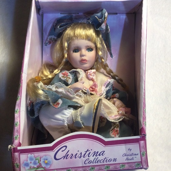 Girl with a golden Braids and Blue Hat “ by Christina” - Picture 2 of 8